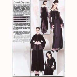 ISO! lip service "sweet sorrow" velvet cloak and gown/dress